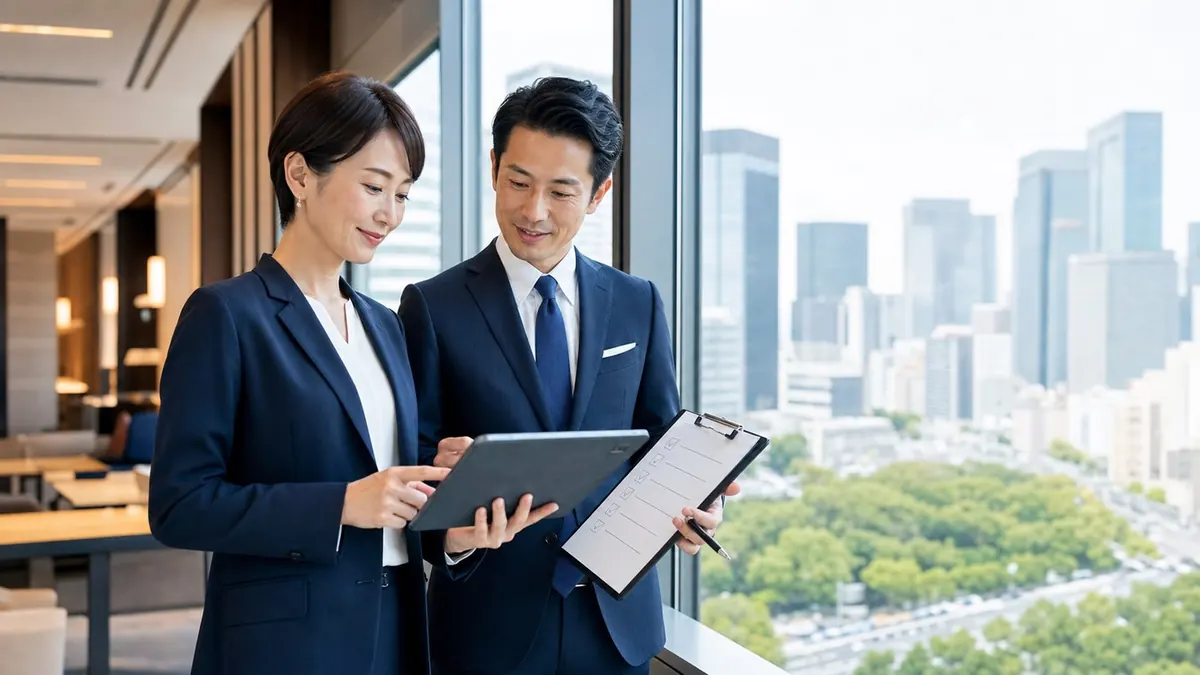 事業承継の確認項目を整理するアドバイザー